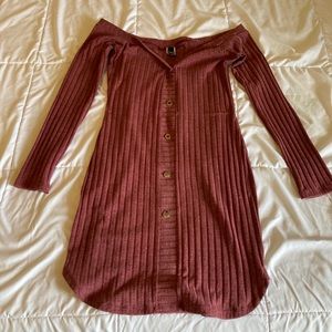 Off-the-shoulder dress